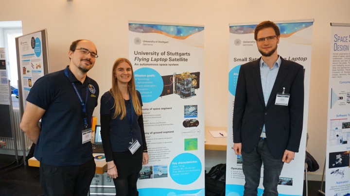 Das Flying Laptop und SOURCE Team auf der Raumfahrtkonferenz 2019