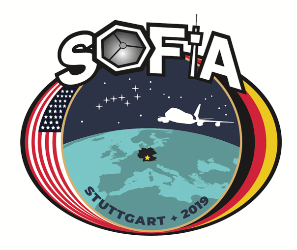 SOFIA mission patch Stuttgart 2019