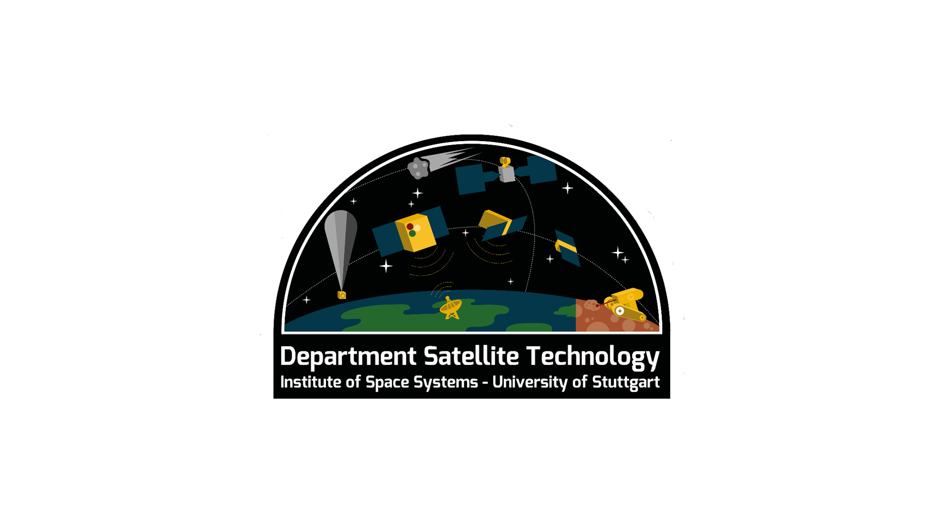 Logo für die Abteilung Satellitentechnik